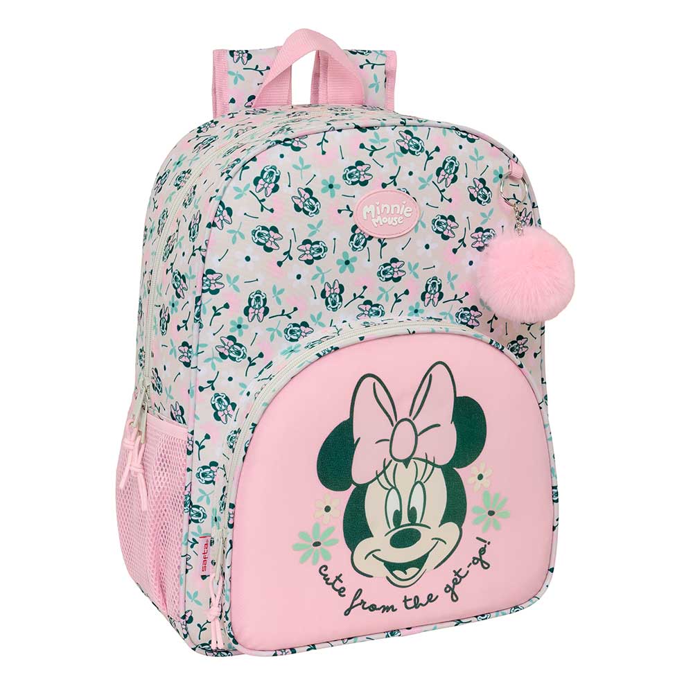MOCHILA ADAPT.CARRO MINNIE MOUSE "MINTY" 33x42x4cm