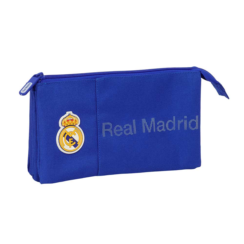 PORTATODO TRIPLE REAL MADRID 22x12x4cm