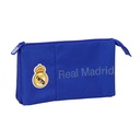PORTATODO TRIPLE REAL MADRID 22x12x4cm