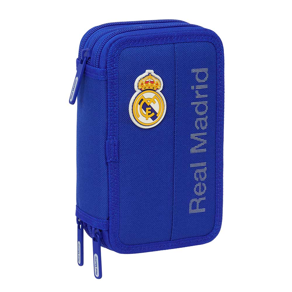 PLUMIER TRIPLE 37 pcs REAL MADRID 12.5x19.5x4cm