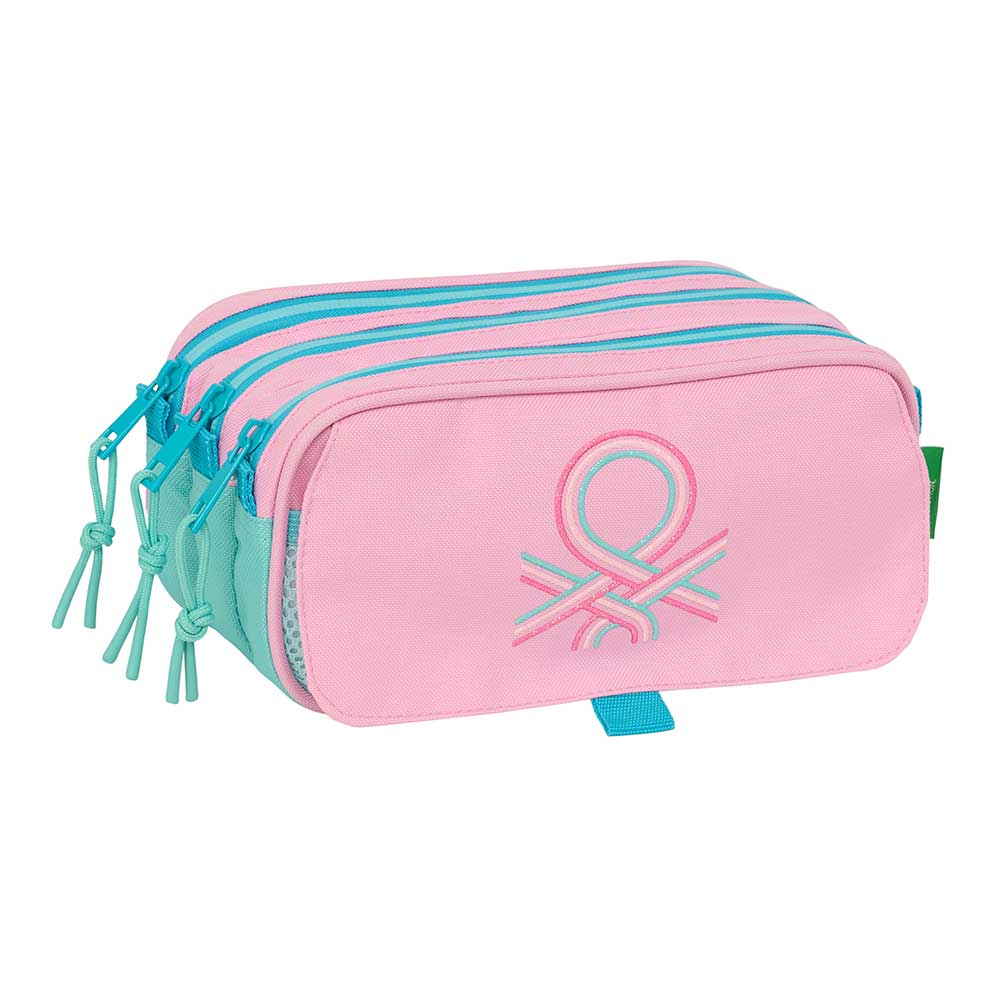 PORTATODO TRIPLE BIG BENETTON "DOLCE" 21.5x10x4cm