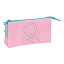 PORTATODO TRIPLE BENETTON "DOLCE" 22x12x4cm