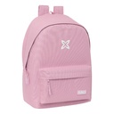 MOCHILA DOBLE PARA PORTATIL 15,6"+USB MUNICH BASICOS "ROSA"