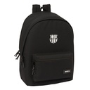 MOCHILA DOBLE PARA PORTATIL 15,6"+USB F.C.BARCELONA CHICA NEGRO 31x44x4cm