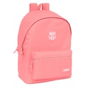 MOCHILA DOBLE PARA PORTATIL 15,6"+USB F.C.BARCELONA CHICA CORAL