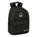 MOCHILA PARA PORTATIL 14,1" BENETTON BASICS "NEGRO" 31x43x4cm