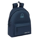 MOCHILA BENETTON BASICS "ANTRACITA" 33x42x4cm