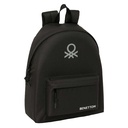 MOCHILA BENETTON BASICS "NEGRO"