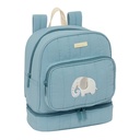 MOCHILA NEVERA GUARDERIA SAFTA PREESCOLAR "ELEFANTE" 22x27x4cm