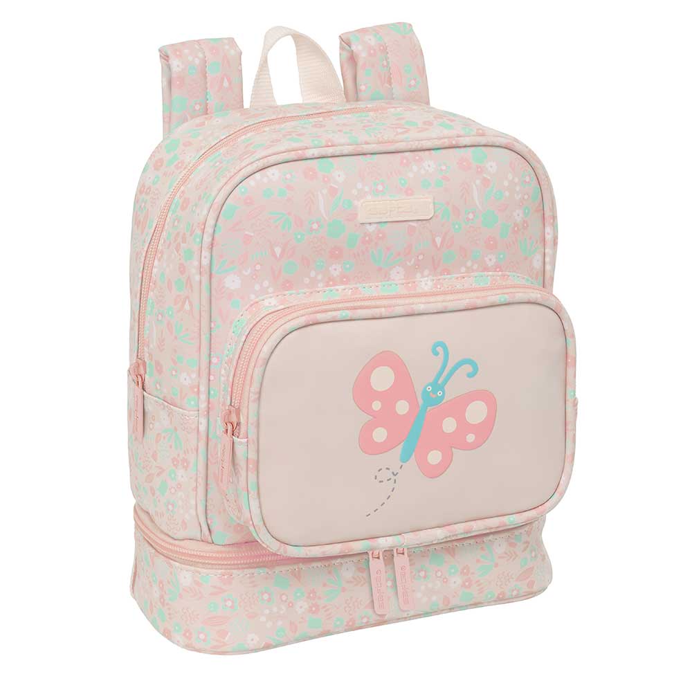MOCHILA NEVERA GUARDERIA SAFTA PREESCOLAR "MARIPOSA"
