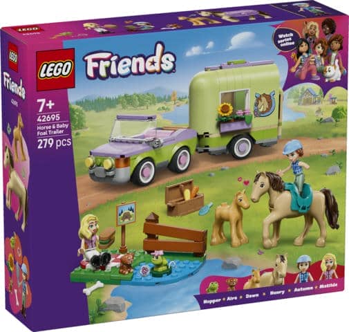 Remolque para Caballo y Potrillo LEGO 42695