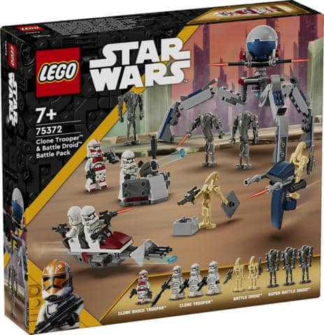 Pack de Combate: Soldado Clon y Droide de Combate LEGO 75372