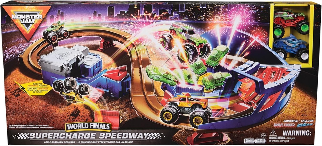 MONSTER JAM PISTA SUPERCHARGER 6071089 SPIN MASTER