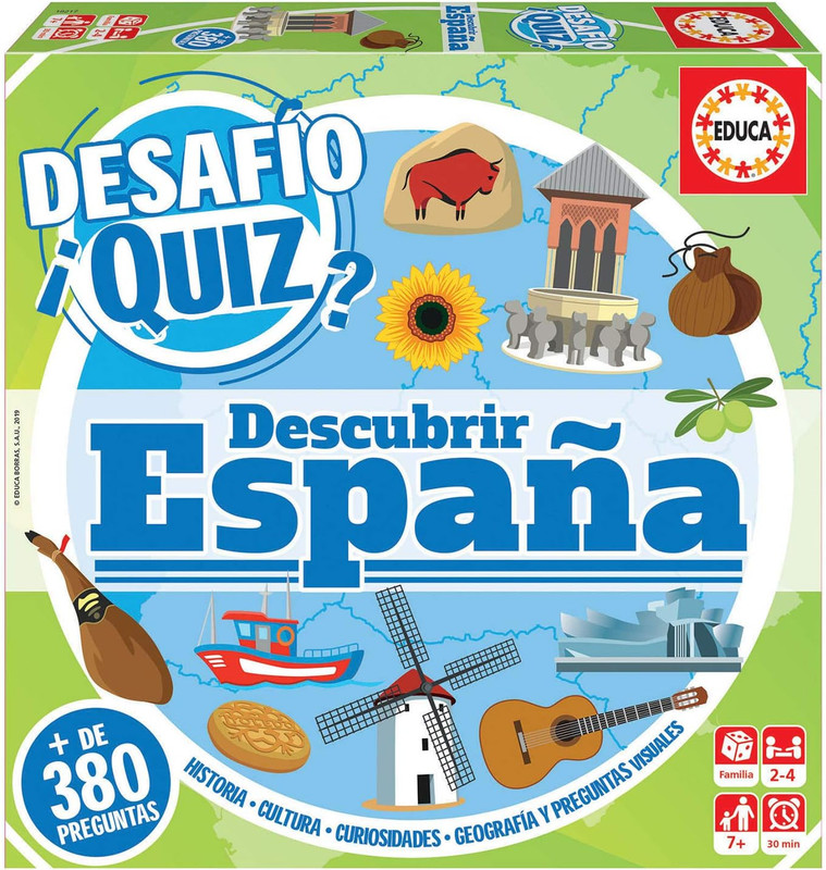 DESAFÍO QUIZ DESCUBRIR ESPAÑ  EDUCA 18217