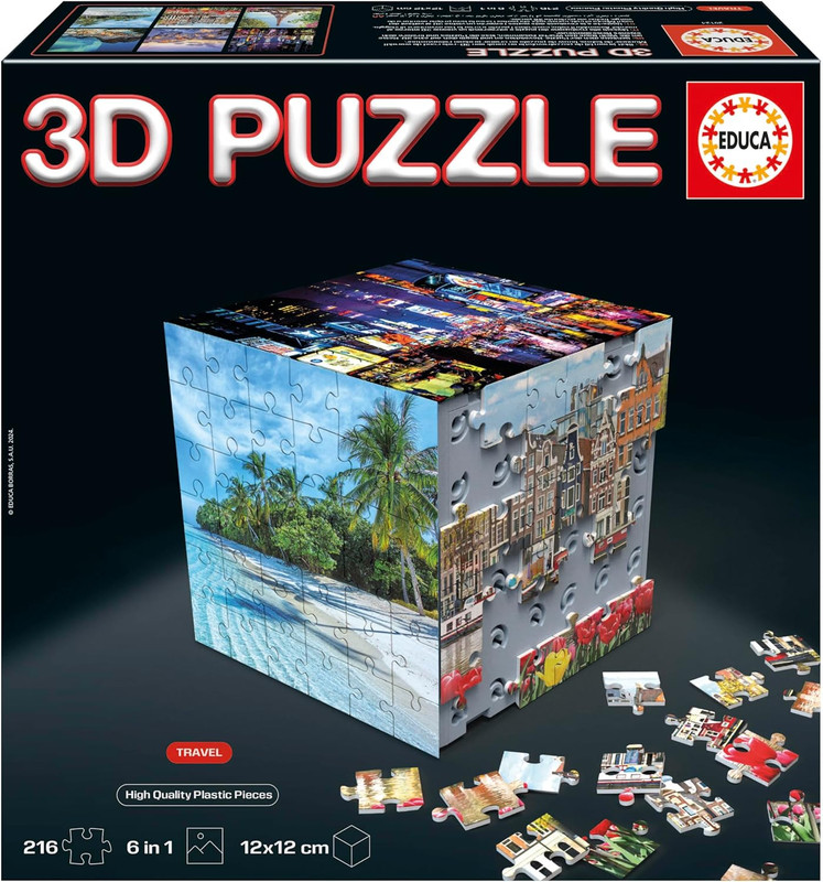 3D PUZZLE TRAVEL FSC(R)  EDUCA 20124