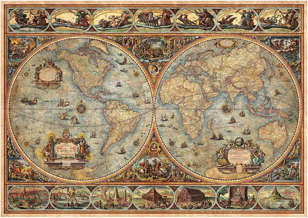 PUZZLE 1000 ORBIS TERRARUM FSC(R) EDUCA 20173
