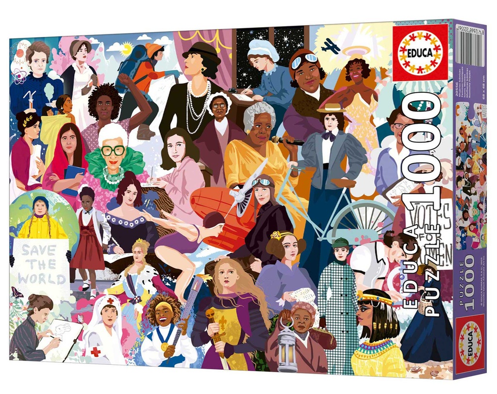 PUZZLE 1000 MUJERES ICÓNICAS FSC(R) EDUCA 20556