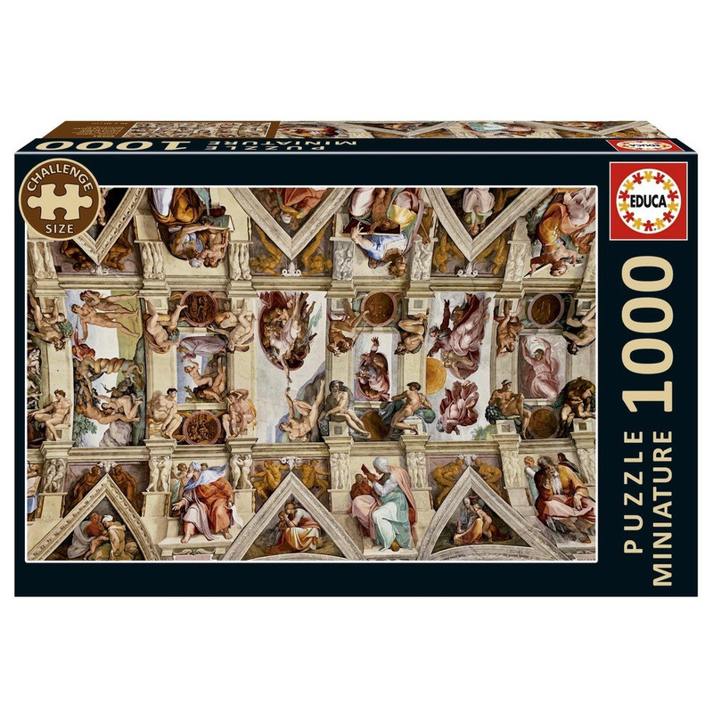 PUZZLE 1000 CAPILLA SIXTINA MINIA F EDUCA 20581