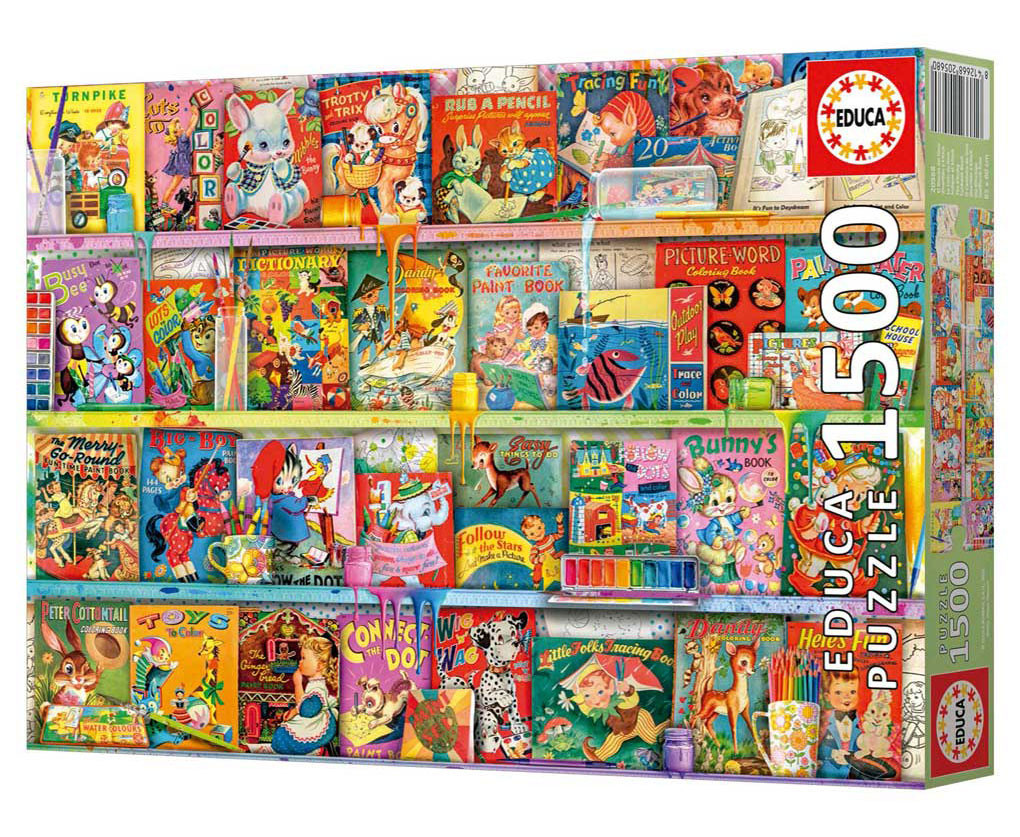 PUZZLE 1500 THE KITSCHY FUNBOOK NOO EDUCA 20568