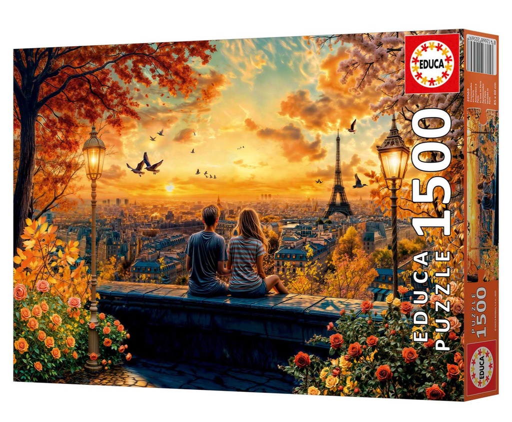 PUZZLE 1500 ENAMORADOS EN PARÍS FSC EDUCA 20569