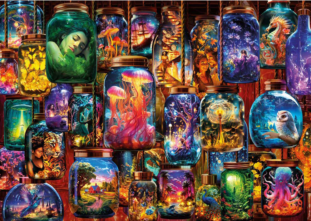 PUZZLE 2000 SUEÑOS EN FRASCOS FSC(R EDUCA 20572