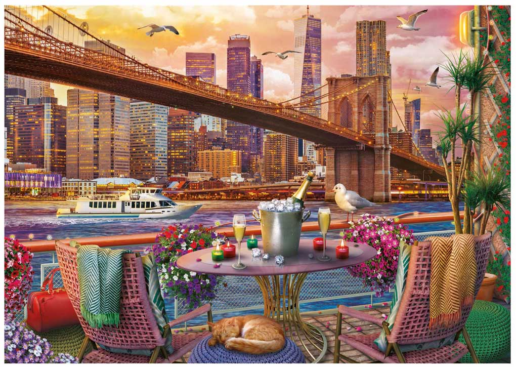 PUZZLE 2000 NY ROMANCE FSC(R) EDUCA 20575