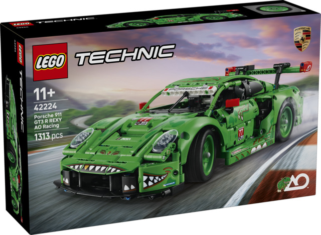 Coche Porsche 911 GT3 R REXY AO Racing LEGO 42224