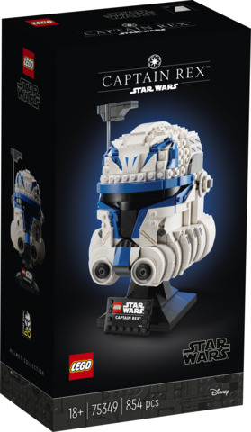 Casco del Capitán Rex LEGO 75349