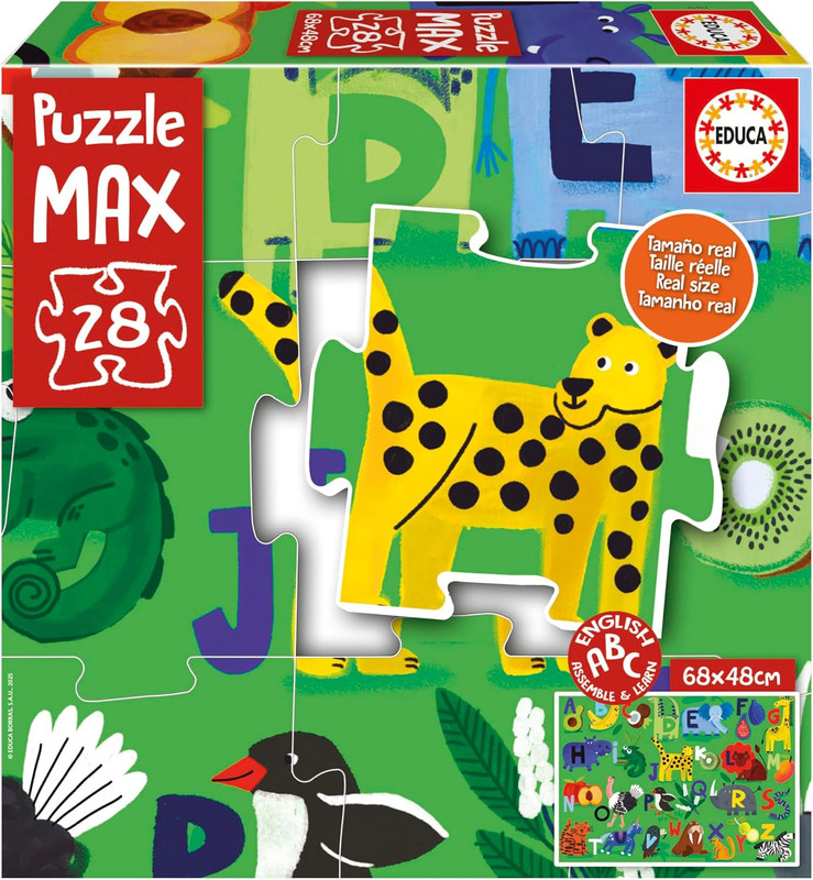 PUZZLE 28 ALPHABET PUZZLE NATUR P.M  EDUCA 20492