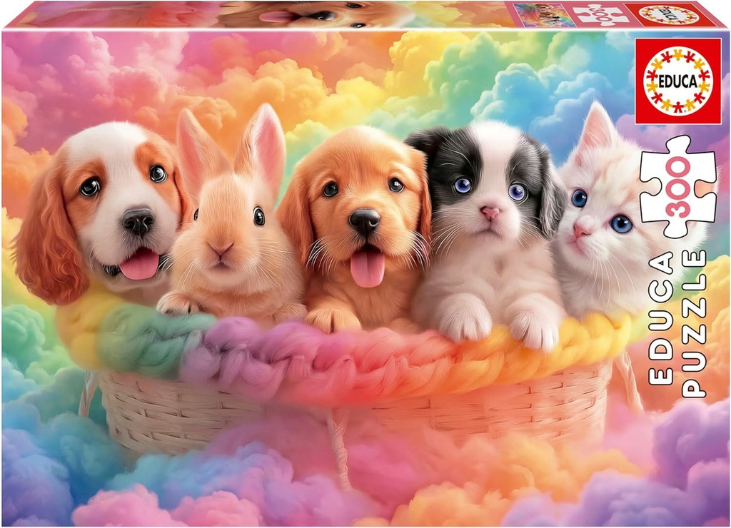 PUZZLE 300 AMIGOS DEL CESTO FSC  EDUCA 20494