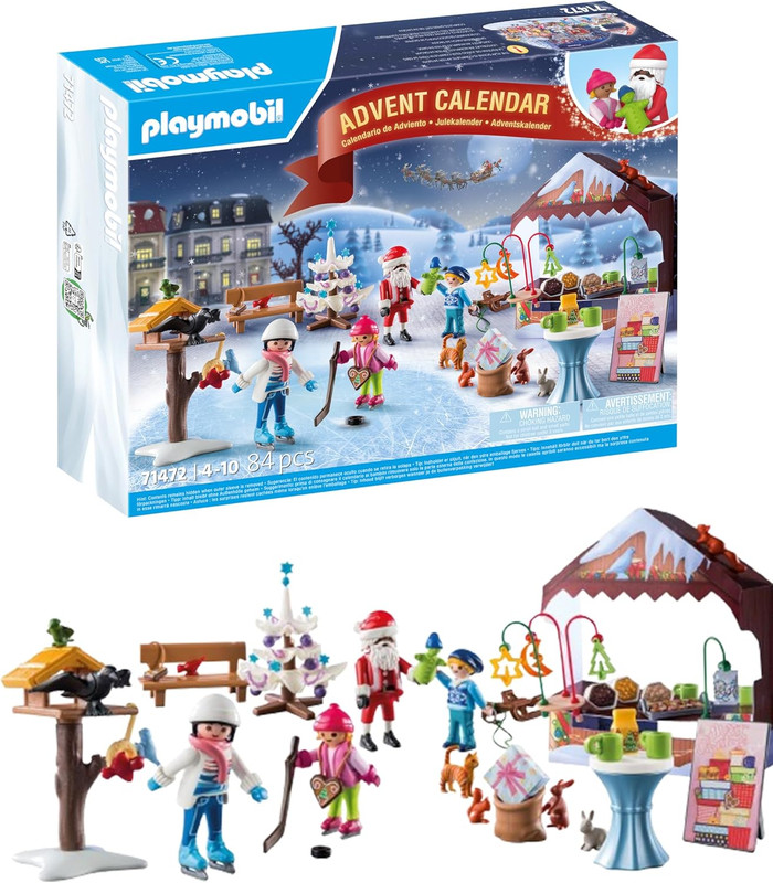 Calendario de Adviento: viaje al mercado PLAYMOBIL 71472