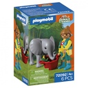 Zoo: Elefante bebé y cuidadora PLAYMOBIL 72092