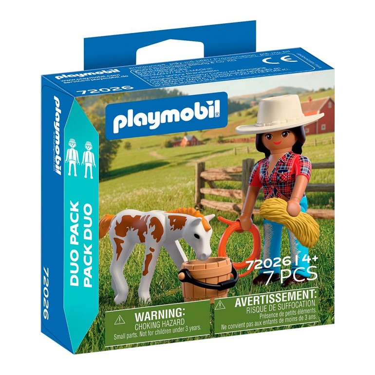 Duo Pack Jinete con caballo PLAYMOBIL 72026