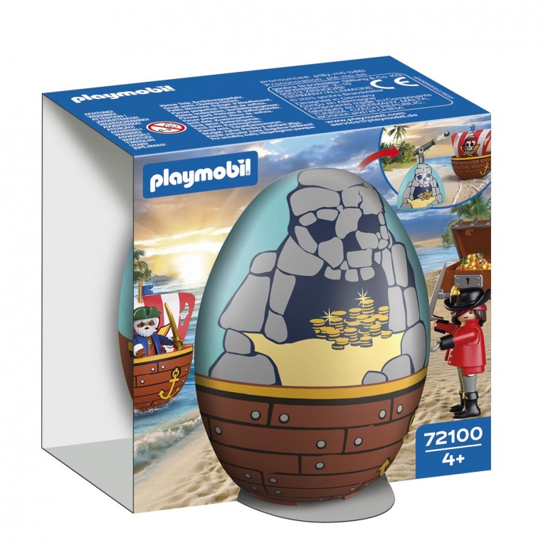 Play Egg: Piratas PLAYMOBIL 72100