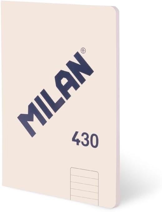 libretas A5 encoladas, papel a líneas BEIG (7 mm), 48 hojas de 95 gr/m², colección 430 since 1918