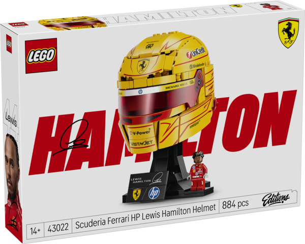 Scuderia Ferrari HP: Casco de Lewis Hamilton LEGO 43022