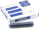 ESTUCHE 6 CARTUCHOS TINTA AZUL PARA PLUMA