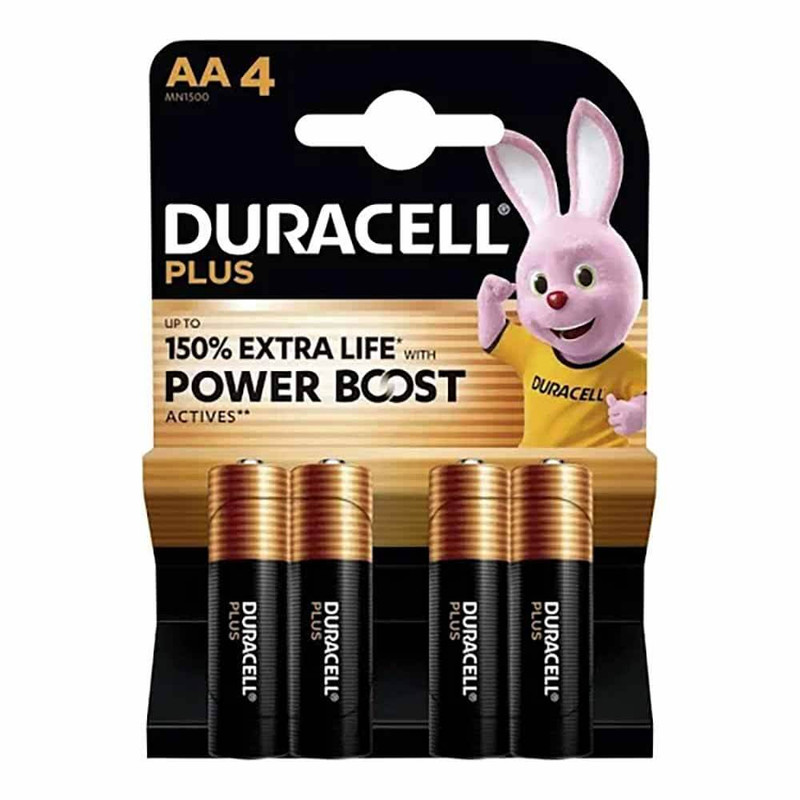 Blister 4 pilas duracell power boost AA