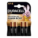 Blister 4 pilas duracell power boost AA