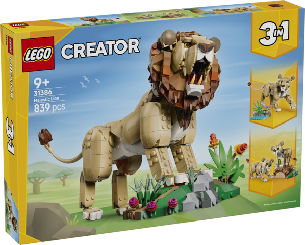 Fauna Salvaje: León Majestuoso LEGO 31386
