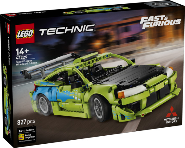 Coche Mitsubishi Eclipse de Fast and Furious LEGO 42229