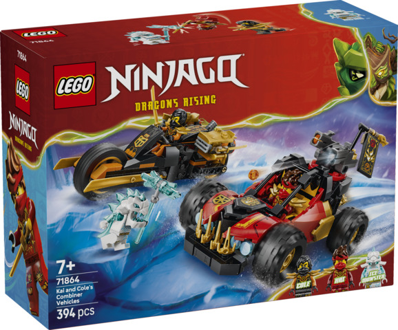 Vehículos Combinables de Kai y Cole LEGO 71864