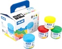 Caja 12 tarros 40 ml pintura témpera colores surtidos con pincel