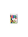 Rotulador staedtler noris 326 punta de fibra nuevo cuerpo hexagonal caja de 12 unidades colores surtidos (10+2 gratis).