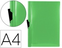LIDERPAPEL
Carpeta liderpapel dossier pinza lateral polipropileno din a4 VERDE CLARO translucido 30 hojas pinza deslizante.