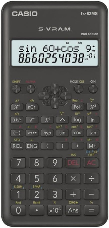 CALCULADORA CASIO CIENTIFICA FX-82MS CS1474