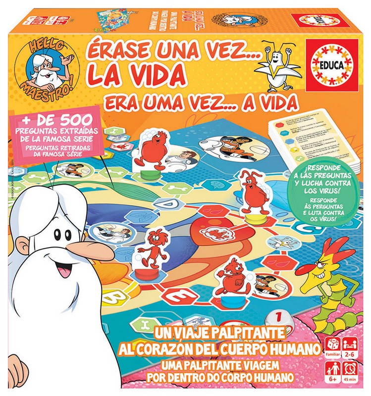 JUEGO ERASE UNA VEZ..JUEGO DE MESA EDUCA 18510