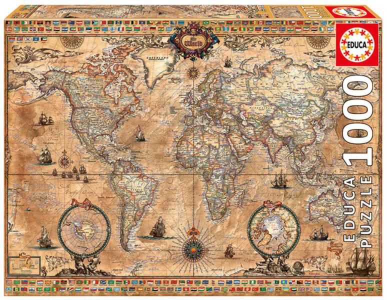 PUZZLE 1000 MAPAMUNDI EDUCA 15159