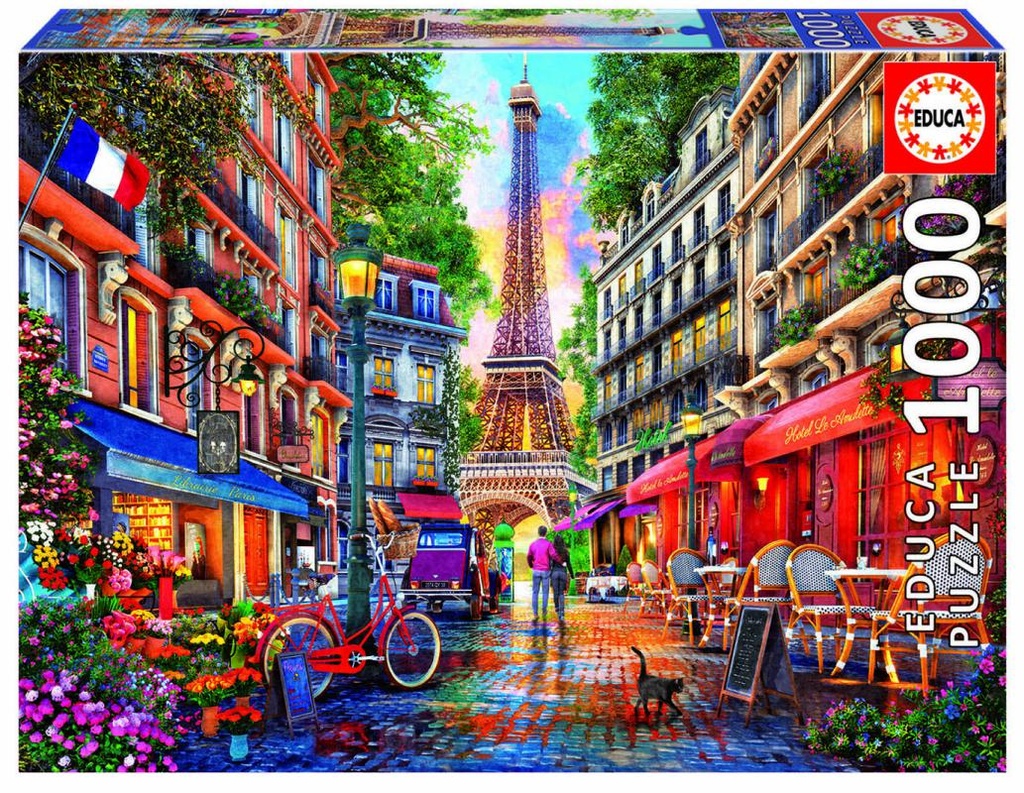 PUZZLE 1000 PARÍS, DOMINIC DAVISON EDUCA 19019