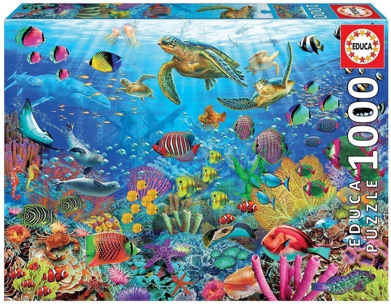 PUZZLE 1000 TORTUGAS EN EL PARAÍSO EDUCA 19266